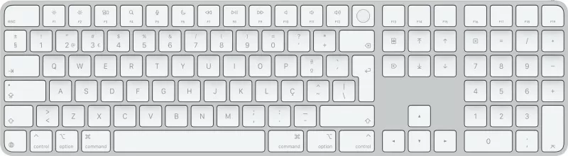 Tastierë Apple Magic me Touch ID dhe Numërik, për Mac me Apple silicon, Portugalisht, Bardhë