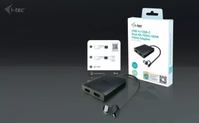 Adapter HDMI I-Tec USB-A/C 2x HDMI, i zi