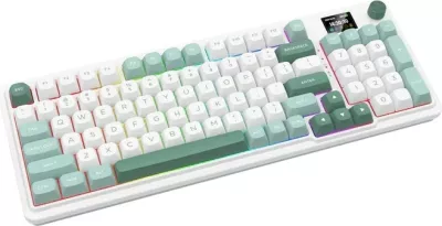 Tastierë mekanike Redragon Galatin Pro K719WG-RGB-PRO, 96%, RGB, wireless/wired, e bardhë