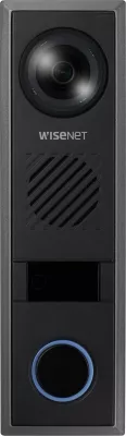 Interkom video Hanwha Wisenet TID-600R, Full HD, kënd i gjerë, PoE, e zezë