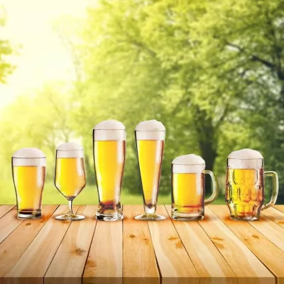 Set gota birre BRUNNER Beerglass Special 0830173N.C71, 50 cl, polikarbonat, transparente, 2 copë