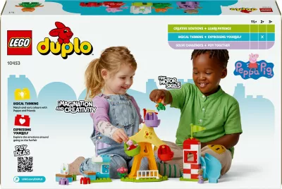 Set ndërtimi LEGO DUPLO Peppa Pig 10453, 53 pjesë, shumëngjyrësh