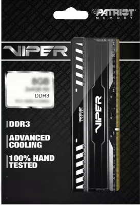 RAM Memorje Patriot Viper 3 8GB DDR3 1600MHz Black Mamba