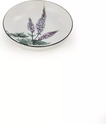 Set 6 copë tasë salce, qeramikë, Hermia Concept, të bardhë, jeshile, vjollcë, të zeza, ST489406F022AMD3600MAYD100