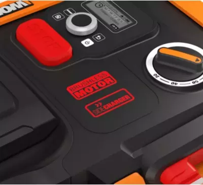 Kositëse robotike, Worx Landroid M700 Plus WR167E, deri 700 m², zezë/portokalli