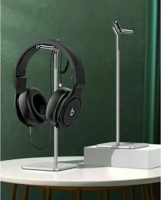 mbajtëse kufjesh UGREEN 80701, alumin metalike, e rregullueshme, 287 mm, argjend/e zezë