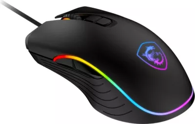 Maus MSI FORGE GM300, optik, 7200 DPI, ambidextrous, i zi