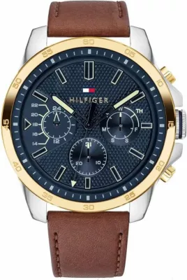 Orë dore për meshkuj Tommy Hilfiger, kafe