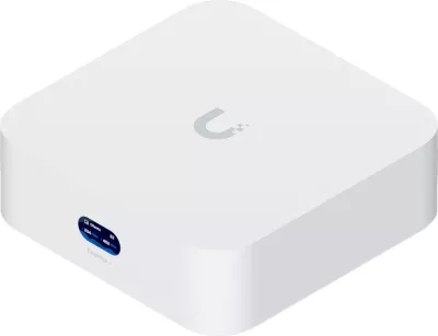 Ruter/Cloud Gateway Ubiquiti UniFi Express 7 UX7 Wi‑Fi 7, 10GbE WAN, 2.5GbE LAN, Mesh, i bardhë