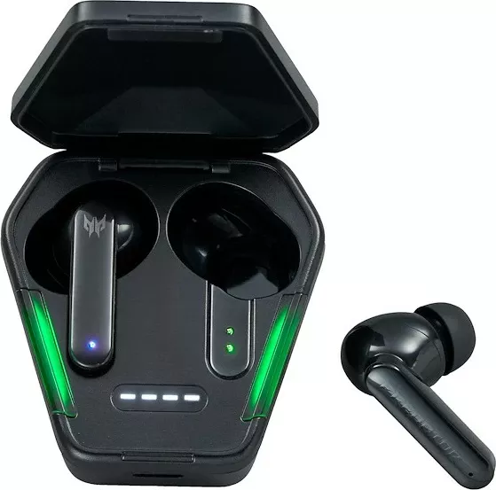 Kufje gaming Acer Predator Galea 330 wireless, Bluetooth 5.3, me ndriçim, të zeza