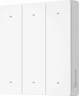 Switch muror smart SONOFF R5W (R5), Wi‑Fi, 6 butona, kontroll skenash, 90 m, i bardhë