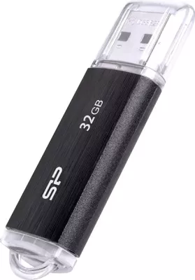 USB Silicon Power, 32 GB USB Type-A 2.0, e zezë