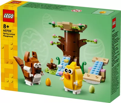 Set ndërtimi LEGO 40709 Spring Animal Playground, 172 pjesë, shumëngjyrësh