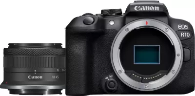 Aparat Canon EOS R10, RF-S 18-45mm F4.5-6.3 IS STM, i zi