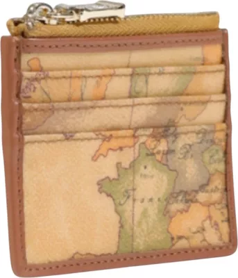 Portofol i vogël për femra Alviero Martini Prima Classe CARDS COINS HOLDER C W373 6000, bezhë e errët