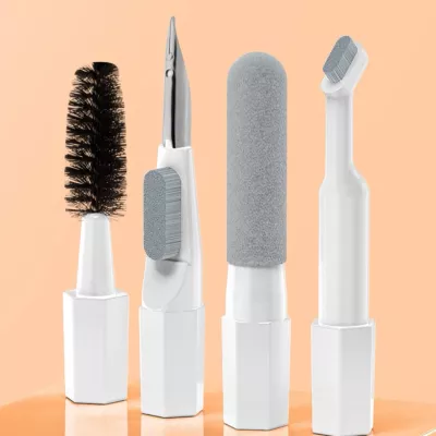Set pastrimi multifunksional Hurtel Full-Pro clean pen 20 në 1, për kufje, tastierë dhe ekran, Bardhë