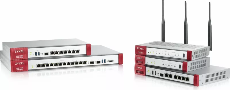 Firewall Zyxel USG Flex 100, 0.9 Gbit/s, 0.27 Gbit/s, 42.65 BTU/h