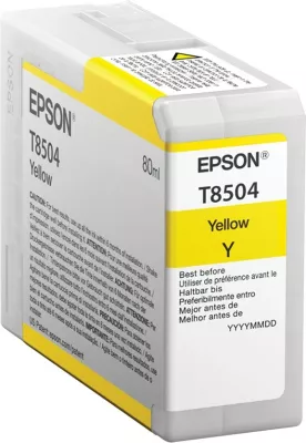 Toner Epson Singlepack Yellow T850400, 80 ml, ngjyrë e verdhë