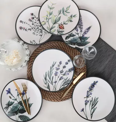 Set pjatash shërbimi, 6 copë, Hermia Concept, ST040406F022AMD3600MAS3T00