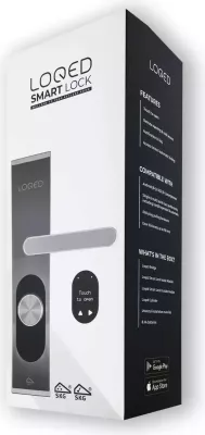 Bravë smart Shelly LOQED Touch Smart Lock, çelik inox, Plug&Play