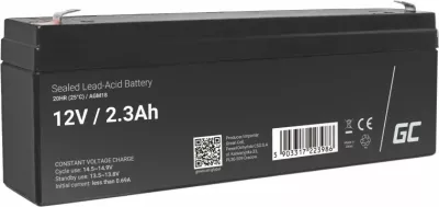 Bateri UPS Green Cell AGM18 12 V 2.3 Ah e zezë