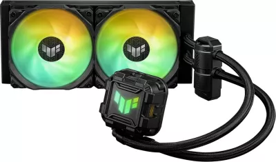 Ftohës me ujë AIO, Asus TUF Gaming LC 240 II ARGB 90RC00U1-M0UAY0, 240 mm, ARGB, madhësi L, zi