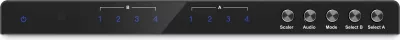 Switch HDMI Digitus 4x2 Matrix, 4K/30Hz, 4 hyrje, 2 dalje, i zi
