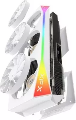 Kartë grafike XFX Mercury Radeon RX 9070 XT OC Magnetic Air Edition, 16 GB GDDR6, e bardhë