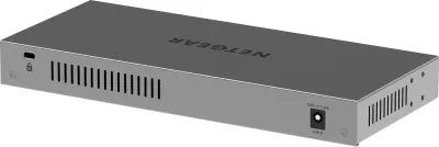 Switch NETGEAR GS108MX, 8 porte Gigabit, 1 portë 10G, kasë metalike