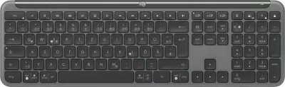 Tastierë Logitech 920-012451, full-size, pa tela, Bluetooth + RF, QWERTZ, graphite