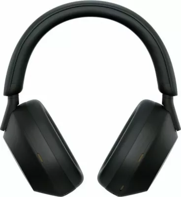 Kufje Sony WH-1000XM5 Bluetooth me ANC dhe mikrofon, të zeza, set me këllëf