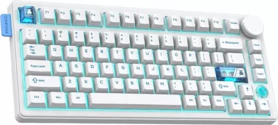 tastierë mekanike wireless Bluetooth ONIKUMA MT706, USB-C, RGB, e bardhë