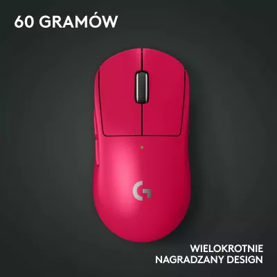 Maus Logitech G PRO X SuperLight 2 910-006797, wireless, 32000 DPI, 60 g, Pink