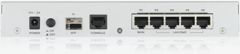Firewall Zyxel USG Flex 100, 0.9 Gbit/s, 0.27 Gbit/s, 42.65 BTU/h