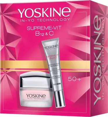 Set krem dite dhe krem sy për femra Yoskine Supreme-Vit B12 + C 50+, 50ml + 15ml