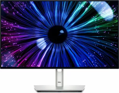 Monitor DELL UltraSharp U2424HE, 23.8", Full HD, LCD, i zi, i argjendtë