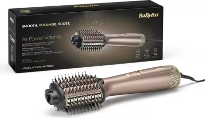 Furçë elektrike për flokë Babyliss AS95E Air Power Volume, 1000 W, Champagne/Black