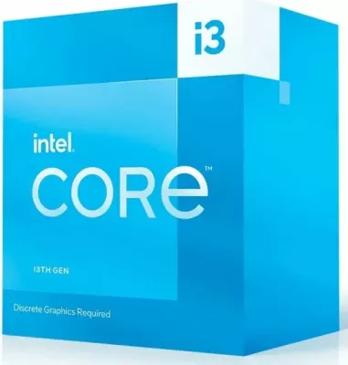 Procesor Intel Core i3-13100F, 4 bërthama/8 fije, 3.4 GHz, 12 MB, LGA1700, BOX (BX8071513100F)