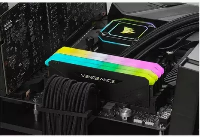 RAM Memorje Corsair Vengeance RGB 32GB (2x16GB) DDR4 3200MHz, e zezë