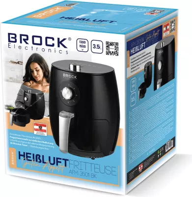 Fritezë me ajër Brock AFM 3501 BK 3.5L 1500W, e zezë