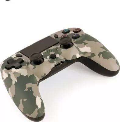 Gamepad Gembird JPD-PS4BT-01-CM, wireless për PS4/PC, USB-C, kamuflazh