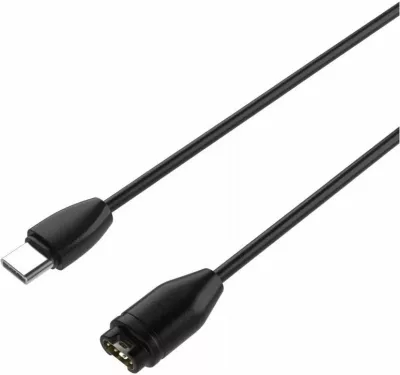 Kabllo USB-C FIXED për Garmin Forerunner/Fenix/Venu/Vivoactive/Instinct 2 m e zezë