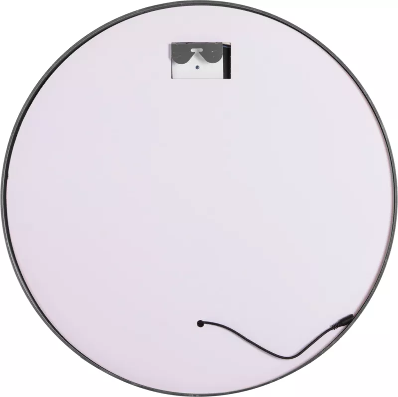Pasqyrë muri e rrumbullakët FH9580.40 alumini, ngjyrë gri, LED dritë, Φ60x3cm