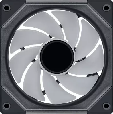 Ventilator PC Lian Li UNI FAN SL-INF 120 RGB Reverse Blade UF-RSLIN120-1B, 120mm ARGB PWM, 1 copë, i zi/gri