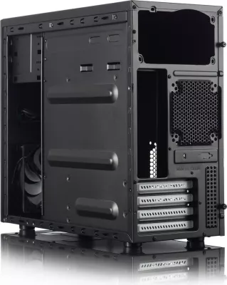 Kasë Fractal Design Core 1100, Mini Tower, micro ATX/Mini-ITX, e zezë