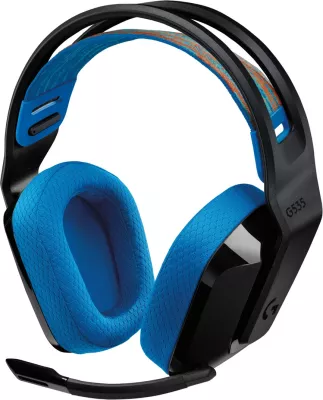 Kufje me mikrofon gaming, Logitech G535 Lightspeed 939-002219, pa tela, over-ear, standard, e zezë