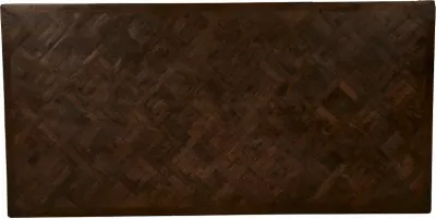 Tavolinë MAIANDROS, ngjyrë kafe e errët, 200x100x76