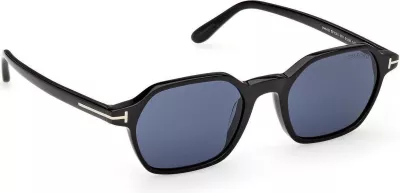 Syze dielli për meshkuj Tom Ford FT1301 01V, të zeza [Ngjyra: 51]