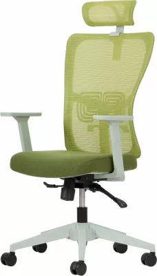 Karrige zyre ergonomike, ngjyrë e gjelbër, Skye Decor, 126 cm