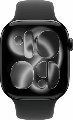 Smartwatch Apple Watch S11, alumini, 46mm, diamantschwarz, sportarmband i zi M/L